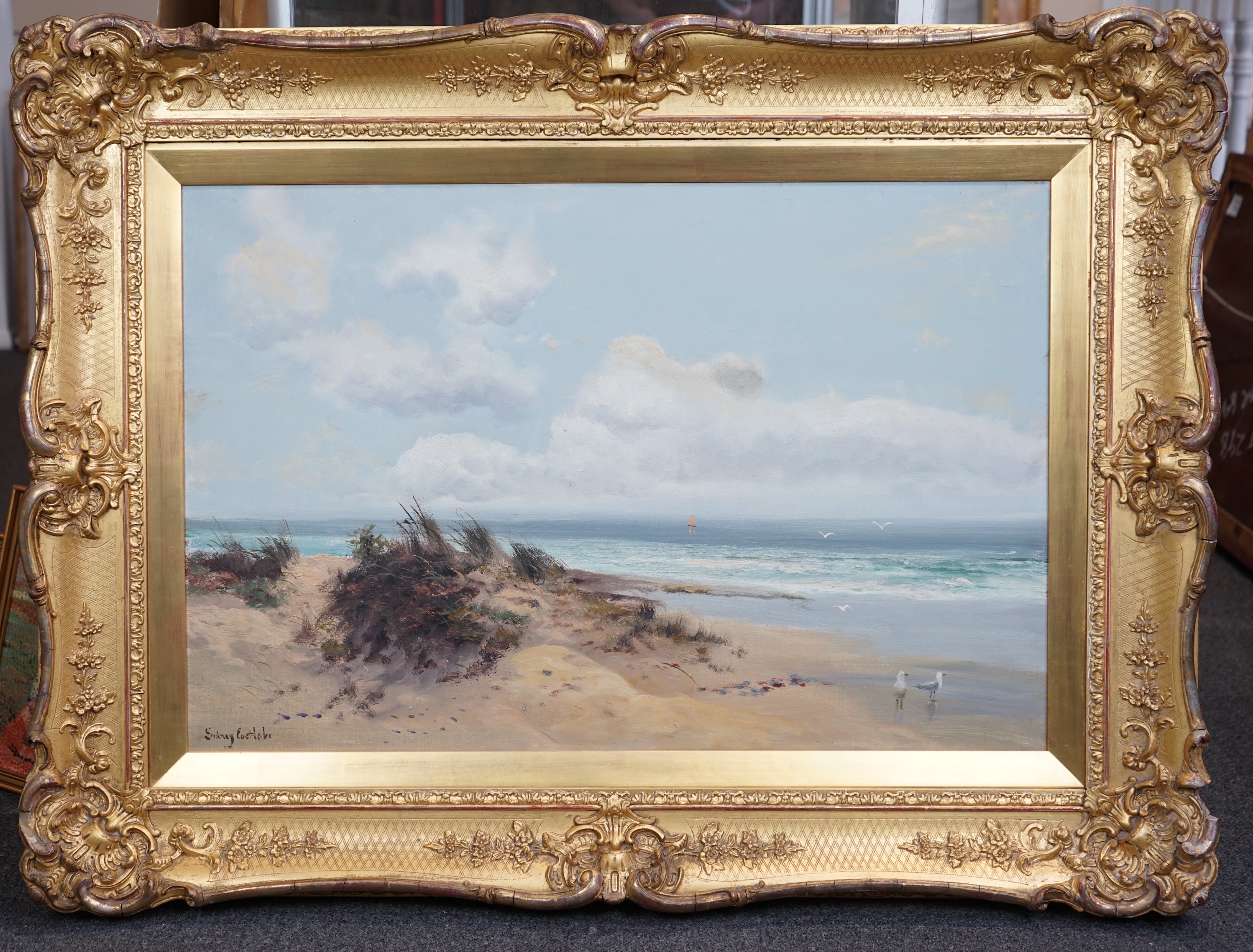 Sidney Eastlake (British, late 19th century), 'The Conway', oil on canvas, 50 x 76cm